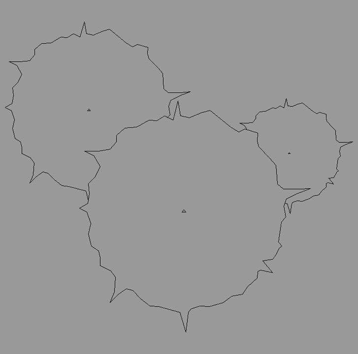 Bloque Autocad Vista de Árbol en Planta